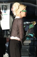 TORI SPELLING Leaves Urgent Care in Calabasas 02/19/2025