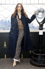 TROIAN BELLISARIO Celebrates Amazon Prime Video Series On Call at Empire State Building in New York City 02/19/2025