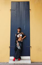TYLA at a Photoshoot for Nike at Super Bowl LIX in New Orleans, February 2025