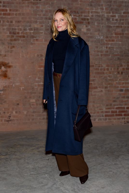 UMA THURMAN at Michael Kors Fashion Show at NYFW in New York 02/11/2025