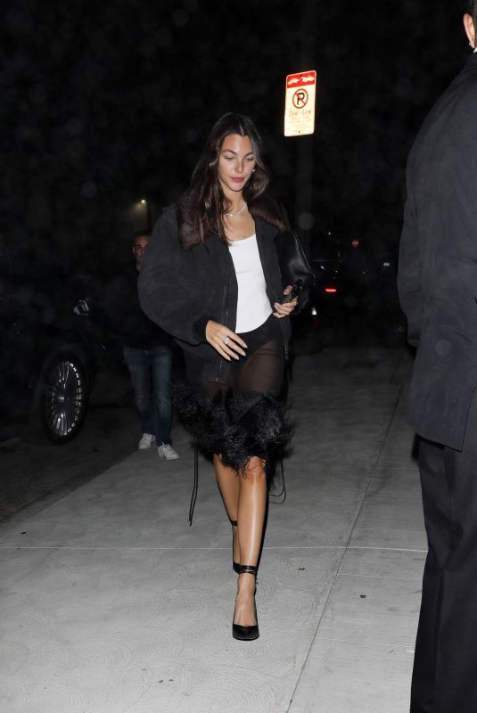 VITTORIA CERETTI Arrives at Living Room Club in Los Angeles 02/02/2025