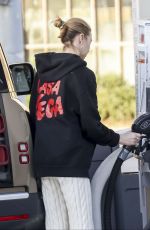 WHITNEY PORT at a Gas Station in Studio City 02/16/2025