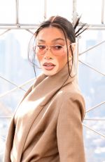 WINNIE HARLOW Lights up Empire State Building to Kick off New York Fashion Week 02/05/2025