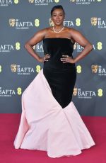 WUNMI MOSAKU at EE BAFTA Film Awards 2025 in London 02/16/2025