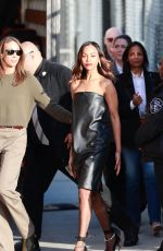 ZOE SALDANA Arrives at Jimmy Kimmel Live! while Discussing Her First Oscar Nomination 02/10/2025
