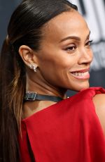 ZOE SALDANA at 30th Annual Critics Choice Awards in Santa Monica 02/07/2025