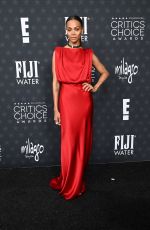 ZOE SALDANA at 30th Annual Critics Choice Awards in Santa Monica 02/07/2025