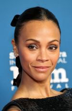 ZOE SALDANA at 40th Annual Santa Barbara International Film Festival 02/12/2025