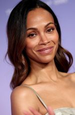 ZOE SALDANA at 56th NAACP Image Awards in Pasadena 02/22/2025
