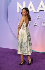 ZOE SALDANA at 56th NAACP Image Awards in Pasadena 02/22/2025