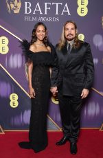 ZOE SALDANA at EE BAFTA Film Awards 2025 in London 02/16/2025