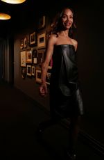ZOE SALDANA at Jimmy Kimmel Live! 02/10/2025