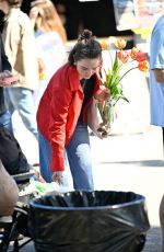 ZOEY DEUTCH Out Shopping at Farmers Market in Los Angeles 02/23/2025