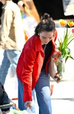 ZOEY DEUTCH Out Shopping at Farmers Market in Los Angeles 02/23/2025