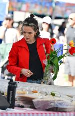 ZOEY DEUTCH Out Shopping at Farmers Market in Los Angeles 02/23/2025