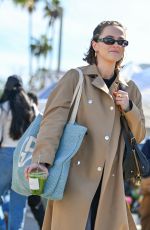 ZOEY DEUTCH Out with a Friend at the Studio City Farmers Market 02/09/2025