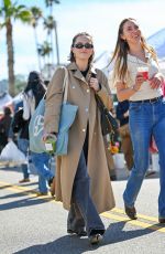 ZOEY DEUTCH Out with a Friend at the Studio City Farmers Market 02/09/2025