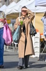 ZOEY DEUTCH Out with a Friend at the Studio City Farmers Market 02/09/2025