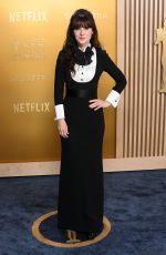 ZOOEY DESCHANEL at 31st Screen Actors Guild Awards in Los Angeles 02/23/2025