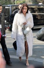 ADELE EXARCHOPOULOS Arrives at Courreges Fall/Winter 2025-2026 Show at Paris Fashion Week 03/05/2025