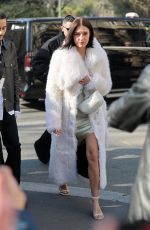 ADELE EXARCHOPOULOS Arrives at Courreges Fall/Winter 2025-2026 Show at Paris Fashion Week 03/05/2025