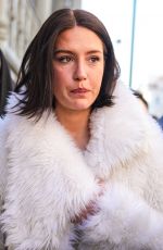 ADELE EXARCHOPOULOS Arrives at Courreges Fall/Winter 2025-2026 Show at Paris Fashion Week 03/05/2025