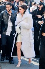 ADELE EXARCHOPOULOS Arrives at Courreges Fall/Winter 2025-2026 Show at Paris Fashion Week 03/05/2025