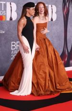 ALEX SCOTT and JESS GLYNNE at 2025 BRIT Awards in London 03/01/2025