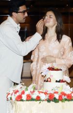 ALIA BHATT at Her Birthday Celebration 2025 with Media in Mumbai 03/13/2025