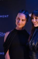 ALICIA VIKANDER and ELIZABETH OLSEN at The Assessment Premiere in New York 03/20/2025