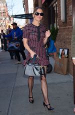 ALICIA VIKANDER Arrives at NBC Studios in New York City 03/18/2025