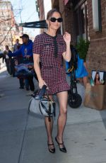 ALICIA VIKANDER Arrives at NBC Studios in New York City 03/18/2025
