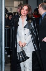 ALICIA VIKANDER Arrives at The Assessment Screening in New York City 03/21/2025