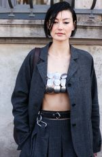 AMALIE GASSMAN Out at Milan Fashion Week in Milan 03/01/2025