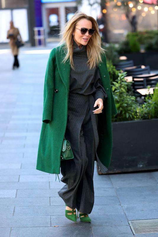 AMANDA HOLDEN Arrives at Heart Radio Studios in London 03/18/2025