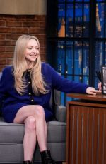 AMANDA SEYFRIED at Late Night with Seth Meyers 03/10/2025