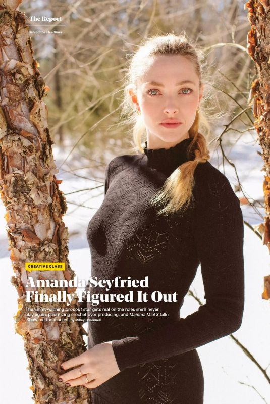AMANDA SEYFRIED in The Hollywood Reporter, March 2025