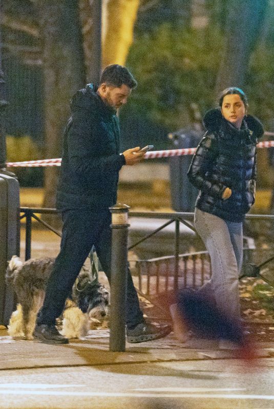 ANA DE ARMAS and Manuel Anido Out in Madrid 02/16/2025
