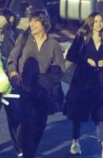 ANA DE ARMAS and Tom Cruise at London Heliport Battersea in London 03/14/2025