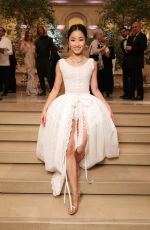 ANNA SAWAI Arrives at Le Grand Diner du Louvre in Paris 03/04/2025