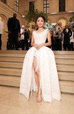ANNA SAWAI Arrives at Le Grand Diner du Louvre in Paris 03/04/2025