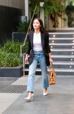 ANNA SAWAI Leaves W Hotel in Hollywood 02/28/2025