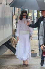 ANNE HATHAWAY on the Set of Verity in Queens in New York 02/27/2025