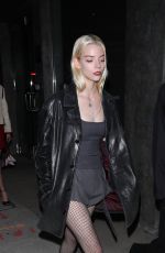 ANYA  TAYLOR-JOY Arrives at Reformation x Devon Lee Carlson Party in Los Angeles 03/28/2025