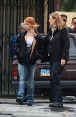 ANYA TAYLOR-JOY on the Set of Lucky in Los Angeles 03/13/2025