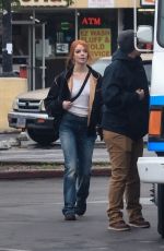 ANYA TAYLOR-JOY on the Set of Lucky in Los Angeles 03/13/2025