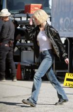 ANYA TAYLOR-JOY on the Set of Lucky in Los Angeles 03/19/2025