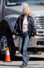 ANYA TAYLOR-JOY on the Set of Lucky in Los Angeles 03/19/2025