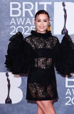 ARIELLE FREE at Brit Awards 2025 at InterContinental in London 03/01/2025