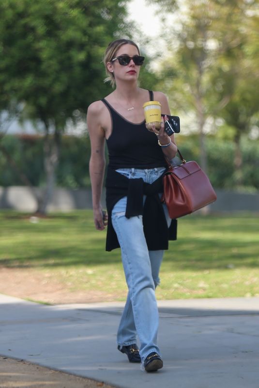 ASHLEY BENSON Heading to a Hair Salon in Los Angeles 03/20/2025